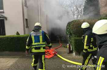 FW-BO: Garagenbrand in Bochum Leithe