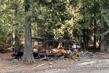 Okanagan Forest Task Force to remove burnt trailer from Noble Canyon – Vernon Morning Star - Vernon Morning Star