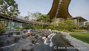 Forest Pavilion, The Forestias / Foster + Partners + TK Studio - ArchDaily