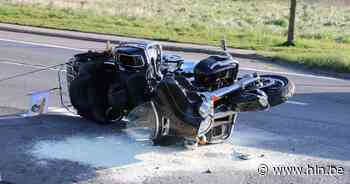 Motorrijder gewond naar ziekenhuis nadat hij in aanrijding komt met personenwagen - Het Laatste Nieuws