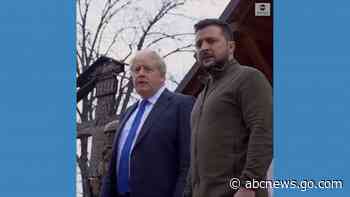 WATCH:  UK Prime Minister Boris Johnson visits Kyiv