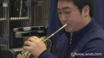 Canisius High School band performs song composed by senior student