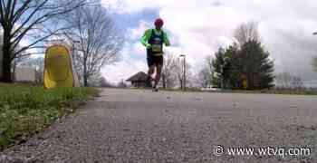 Marathon runner honors cancer community at Horse Capital Marathon - ABC 36 News - WTVQ