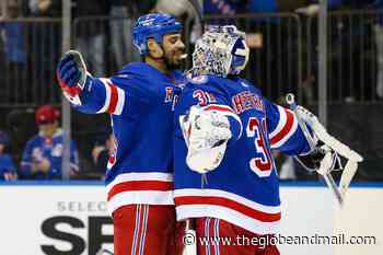 New York Rangers rout Ottawa Senators 5-1 to clinch playoff berth - The Globe and Mail