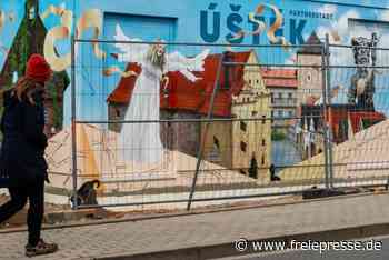 Graffitikünstler sprayen Bilder aus Hainichens Partnerstädten an Verteilerstation - freiepresse.de