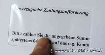 Achtung! Polizeipräsidium Ravensburg warnt vor Betrugsversuch mit Mahnschreiben - WOCHENBLATT