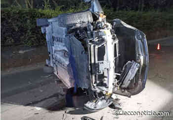 Olgiate: si ribalta con l'auto in via Pilata. Giovane soccorso - Lecco Notizie