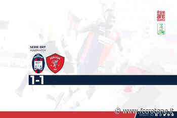 Serie BKT, 32ª giornata: Crotone-Perugia 1-1 - FC Crotone - F.C. Crotone