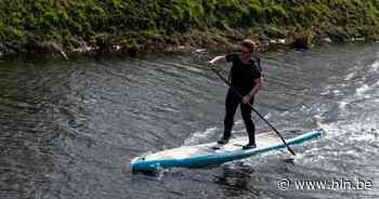 Peddelsurfers leggen marathonafstand af op water - Het Laatste Nieuws