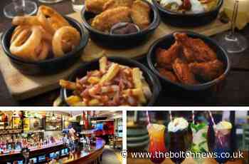 YATES BAR, BOLTON: Downstairs courtyard and a rooftop garden are perfect for the summer in this pub