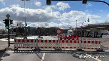 Asphaltarbeiten dauern länger: Hauptkreuzung im Stadtzentrum von Papenburg bleibt länger gesperrt - NOZ