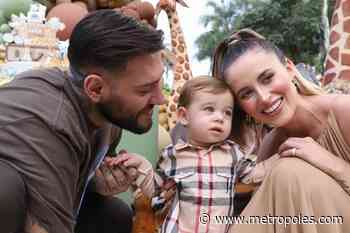 Lucas Lucco e Lorena Carvalho se reencontram em celebração pelo filho - Metrópoles