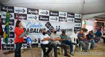 Cidade Trabalho: Prefeita Anna Lorena entrega mais três rua pavimentadas em Monteiro - R7