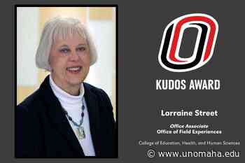 Lorraine Street Earns Board of Regents KUDOS Award - University of Nebraska Omaha