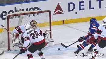 Rangers rout Senators 5-1 to clinch playoff berth - CFJC Today Kamloops