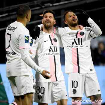 Après Lorient, le trio Mbappé-Neymar-Messi a encore régalé le PSG contre Clermont - L'Équipe.fr