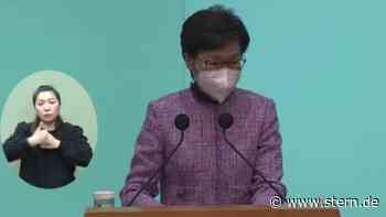Video: Hongkongs Regierungschefin Lam verzichtet auf zweite Amtszeit | STERN.de - STERN.de