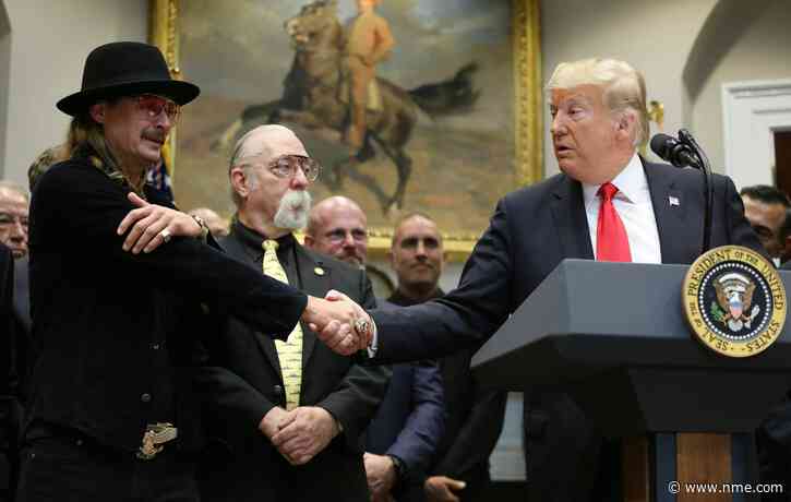 Kid Rock opens his tour with video message from Donald Trump