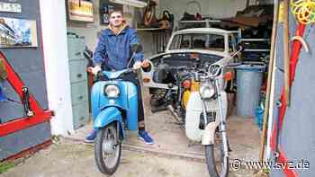 Lieblingsstück: Friedemar Präfke aus Schwaan arbeitet alte DDR-Fahrzeuge auf - svz – Schweriner Volkszeitung