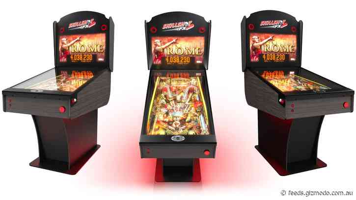 Tonight, I Will Dream About This $US9,000 ($12,494) Digital Pinball Machine With a 55-Inch Screen