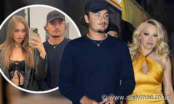 Pamela Anderson joins son Brandon Thomas Lee on night out in New York - Daily Mail
