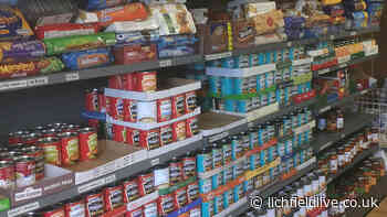 Lichfield shoppers thanked for donations to local food bank - Lichfield Live