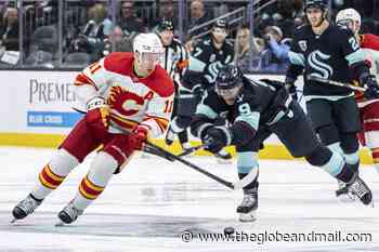 Calgary Flames beat Seattle Kraken to cap perfect road trip - The Globe and Mail