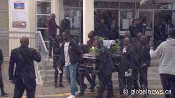 Latjor Tuel laid to rest as investigation into Calgary Police shooting continues - Global News