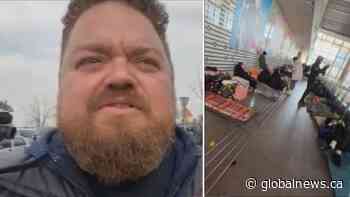 Calgary man returns after volunteering in war-torn Ukraine - Global News