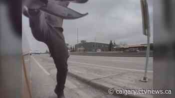 Calgary police seek suspects after vehicle damaged in road rage incident | CTV News - CTV News Calgary