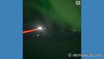 Video Flight captures aurora australis over Antarctica - ABC News