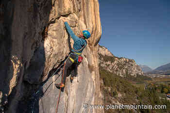 Luigi Degasperi alla parete est del Colodri, Arco. Di Francesco Salvaterra - Planetmountain