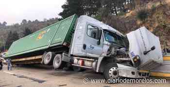 Accidente de tráiler en la México-Cuernavaca causa fila de 12 km de autos - Diario de Morelos