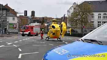 Iserlohn: Hubschrauber landet auf Brünninghaus-Kreuzung - IKZ News
