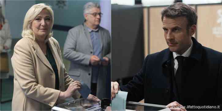 Elezioni Francia, exit poll: Macron (28,5%) davanti a Le Pen (23,6%). Mélenchon al 20,1%. Eric Zemmour si ferma al 7,2%