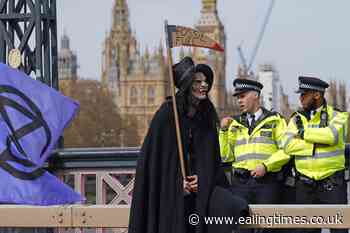 Extinction Rebellion blocks London bridges on second day of mass protest - Ealing Times
