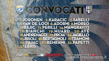 Brescia-Parma: i convocati di Mister Corini - Brescia Calcio