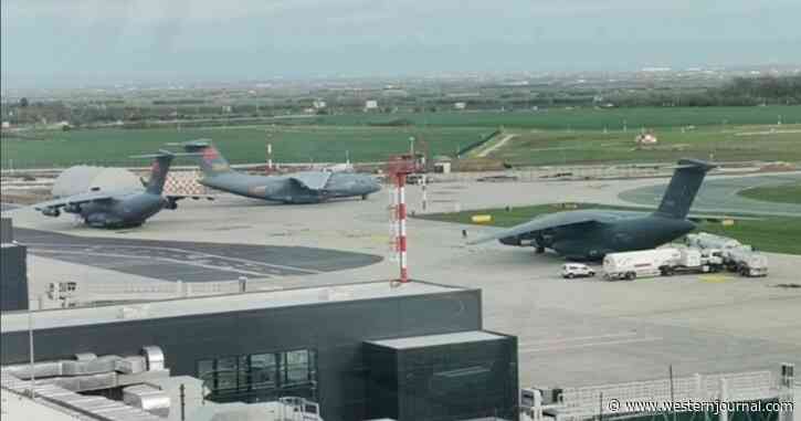 Convoy of Chinese Air Force Cargo Planes Just Landed in Europe, Observers Record Frightening Details