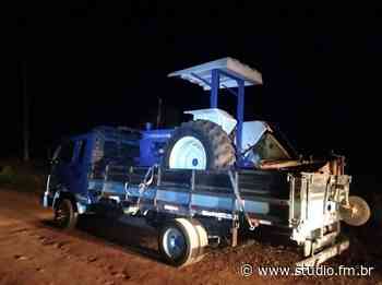 Brigada Militar de Soledade prende dois homens de posse de trator de Bento Gonçalves - Rádio Studio 87.7 FM | Studio TV | Veranópolis