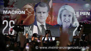 Frankreich-Wahl 2022: Hochrechnungen da – Macron und Le Pen ziehen in Stichwahl ein