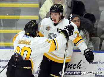 PHOTOS: Coquitlam Express force game seven after defeating Chilliwack Chiefs 3-2 to tie their BCHL playoff series - The Tri-City News