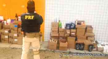 Carga de cosméticos de Juazeiro e Jacobina sem nota fiscal é apreendida pela PRF no Trevo do Ibó - Blog do Didi Galvão