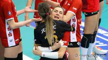 Volleyball-Bundesliga: SC Potsdam besiegt Aachen und zieht ins Halbfinale ein - rbb24