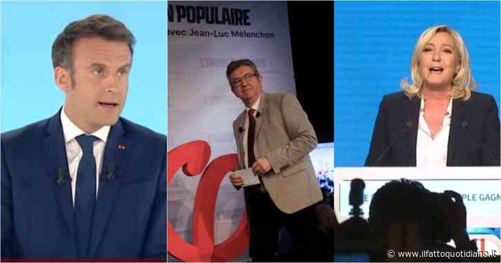 Elezioni in Francia: primo Macron davanti a Le Pen. Terzo Mélenchon, ma le proiezioni lo danno ancora in corsa per il ballottaggio
