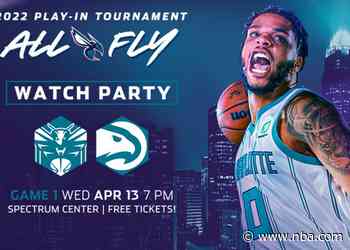 Hornets to Play Hawks on Wednesday, April 13 at 7 PM in Atlanta in 2022 NBA Play-In Tournament
