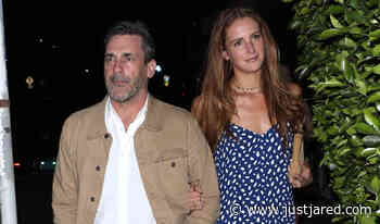 Jon Hamm & Girlfriend Anna Osceola Spotted on Friday Night Dinner Date! - Just Jared