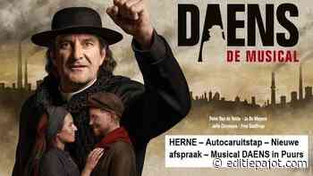 HERNE – Autocaruitstap – Nieuwe afspraak – Musical DAENS in Puurs - Editiepajot