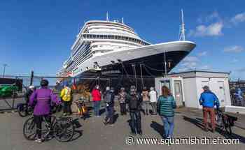 First cruise ship since 2019 docks in Victoria. - Squamish Chief
