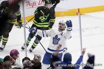 Auston Matthews sets Maple Leafs season record with 56 goals - Squamish Chief