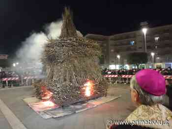 Atripalda. Il falò di San Sabino «Segnale di speranza» - Prima Tivvù